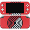 NBA Portland Trail Blazers Large Logo Nintendo Switch Lite Skin